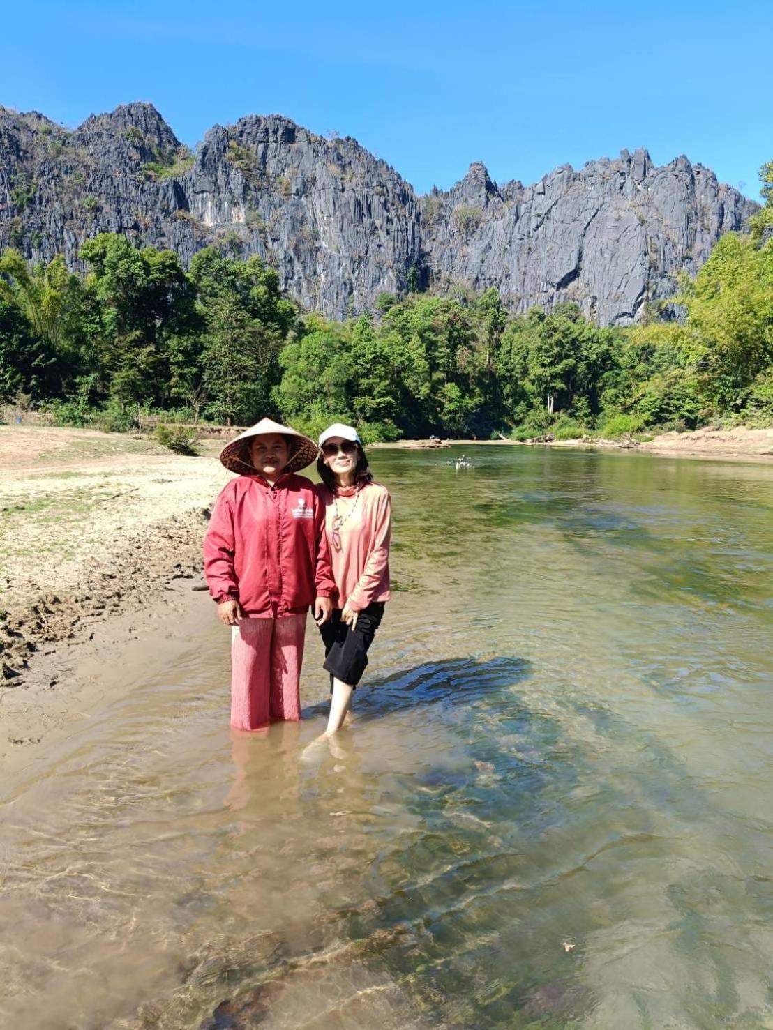 Konglor Cave Resort-Riverside Restaurant Ban O Buitenkant foto